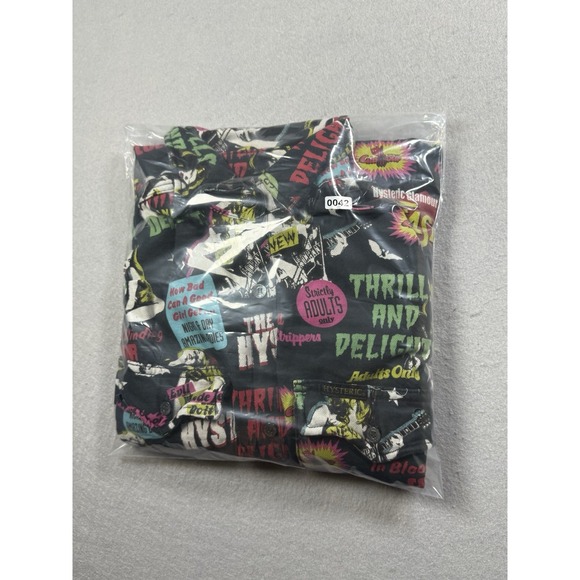 Hysteric Glamour Button Up Retro Horror/Exploitation Print One Size - Picture 10 of 10